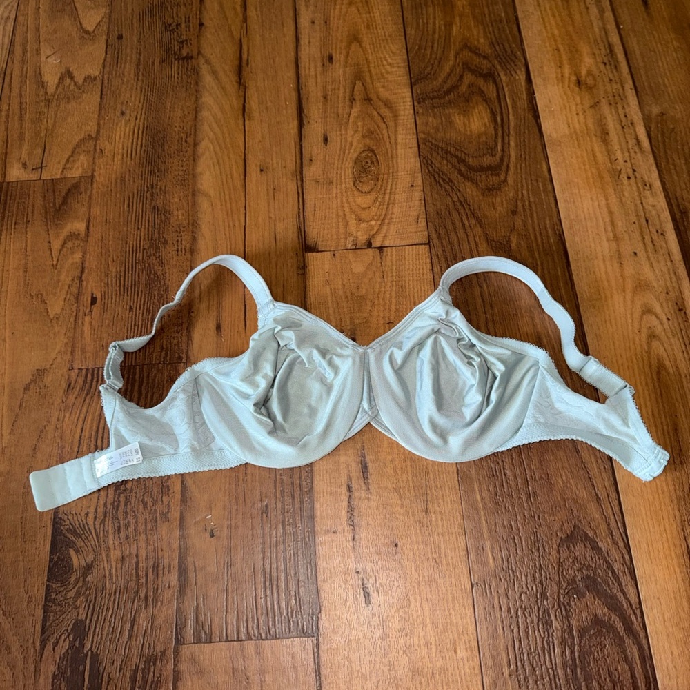 NWOT Wacoal Awareness Full Figure Underwire Seamless Bra 85567 Light Blue 34DD - Picture 11 of 13